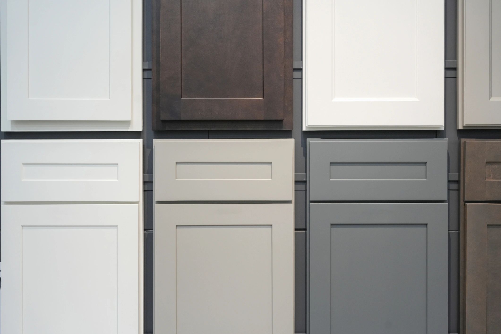 Cabinet showroom samples
