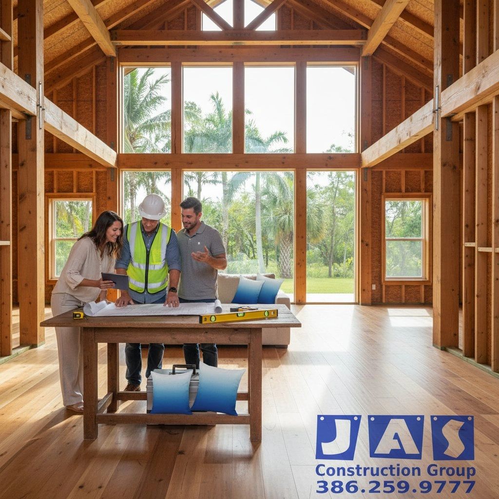 JAS Construction showroom interior